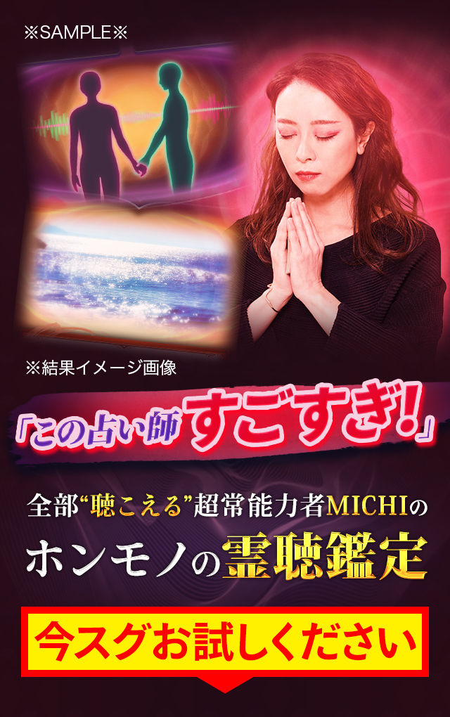 本心ダダ漏れ！【激当り占に芸能人もお忍び依頼】霊聴能力者・MICHI